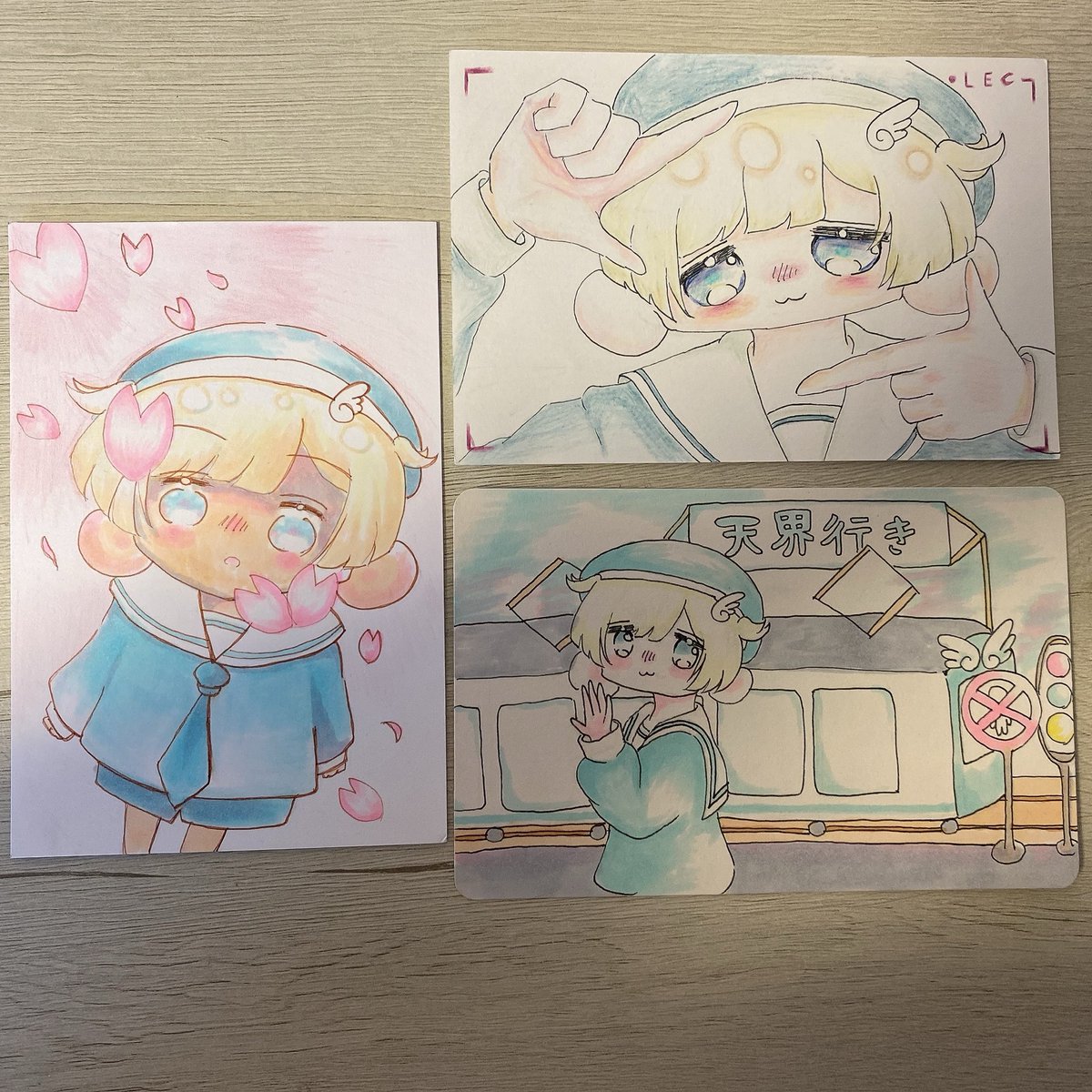 tencyann_104's tweet photo. Yahooフリマでイラスト原画3点セット(500円)で売ってます
ぜひ見に来てください✨️
価格の相談も受け付けます🍨

 #イラスト #illustration 

https://t.co/fpLz4nf830 https://t.co/jgmEprDRSV
