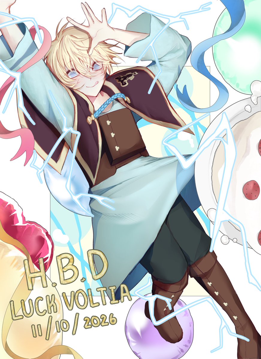 arikxn_'s tweet photo. おめでとう 〜 ⚡️
#ラック・ボルティア生誕祭2026 https://t.co/emgj3L59nO