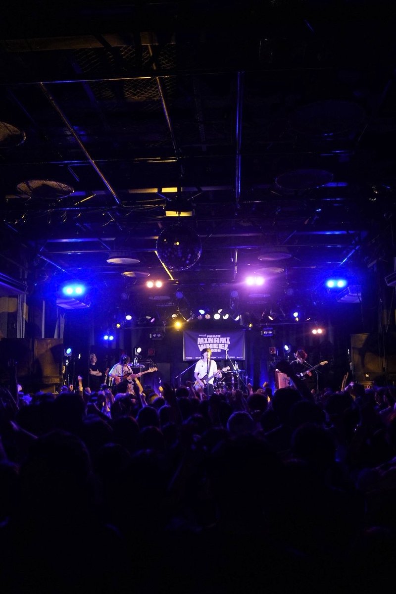 theshesgone's tweet photo. 2026.10.11 sun.
@ OSAKA MUSE

FM802 MINAMI WHEEL 2026

！！！thank you！！！

#theshesgone
@minamiwheel #ミナホ #FM802 https://t.co/vRBvuLwP56