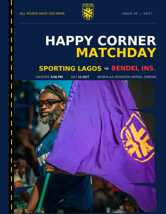 VoiceofSporting's tweet photo. It's Matchday!!

With kickoff in 4 hours, we welcome the Benin Arsenal to the Arena. 

Here is your matchday program, be sure to catch up!

#NPFL27 #SPLBEN https://t.co/fnj8R2PsOE
