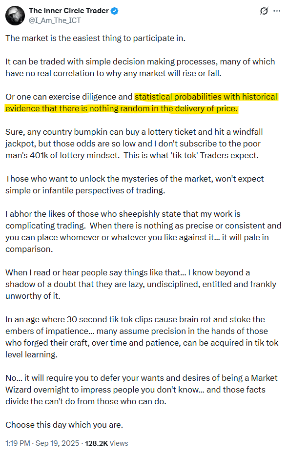 interbankproxy's tweet photo. Trust the data, not the mentor. https://t.co/JldTcAY9iJ