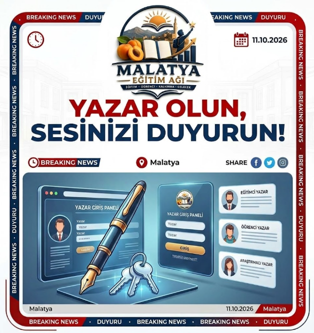 malatya_egitim's tweet photo. Eğitimde niteliği artırmak ve geleceğin vizyonunu birlikte şekillendirmek adına değerli akademisyen, eğitimci ve araştırmacılarımızı #MalatyaEğitimAğı bünyesinde #yazar olarak görmekten onur duyarız.
📩 Başvuru: malatyaegitimagi@gmail.com.tr  https://t.co/hgx1nTPI2T
#Malatya https://t.co/owOU2akpkq