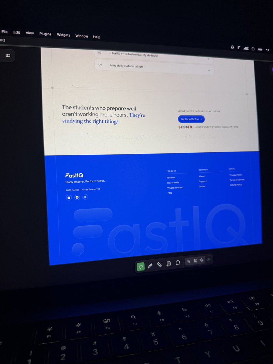 IwuezeAmarachi's tweet photo. Landing page design for @fastiqonline, done. 

Now let’s build⚡️🔥 https://t.co/OQsVmJi5O2