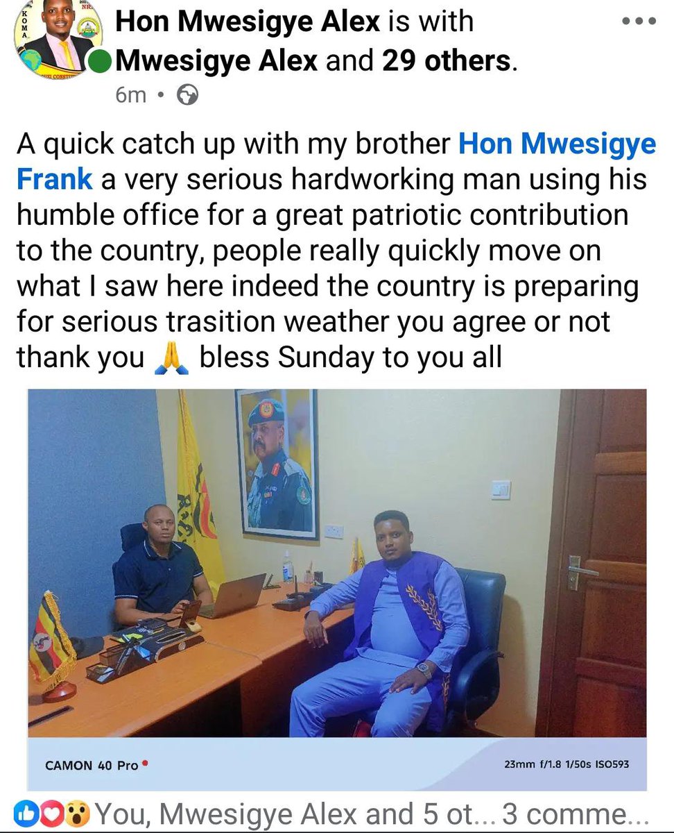 TESTIMONYtesti4's tweet photo. @MwesigyeFranks  @HonTwallafadil  @mkainerugaba  @PLUNEXT  @Plumedia1  Uganda is seriously going into trasition regardless of time and nature what I saw at PLU OFFICES is like a volcano about to ereput   VERY SERIOUS UNSTOPPABLE MOVEMENT https://t.co/H9rV3ahm54