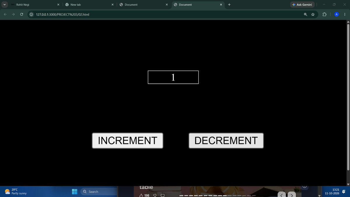 Pokemon_71's tweet photo. DAY 12 LEARNING PROGRESS DATED 8 OCT 2026
$ STRIKE •COMPLETED THE ALGORITHM OF CYCLE DETECTION IN UNDIRECTED GRAPH AND CYCLE DETECTION IN DIRECTED GRAPH
$ THUNDER•COMPLETED THE CONCEPT OF EVENT OBJECT.•MADE SOME SMALL PROJECTS LIKE NCREMENT DECREMENT COUNTER,SIMPLE ADDITION . https://t.co/HaIWU9GNZr