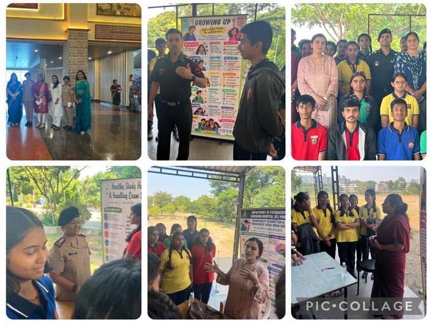 PRODefPune's tweet photo. Promoting Awareness. Supporting Young Minds.

On the occasion of #WorldMentalHealthDay, Command Hospital #SouthernCommand, (#CHSC) #Pune, conducted Adolescent Mental Health Awareness Programmes at Kendriya Vidyalaya, Lullanagar, and Army Public School, Ghorpadi (Senior Wing).

Teams comprising a psychiatrists, clinical psychologists and psychiatric matrons engaged students of Classes IX–XII and their parents on emotional well-being, stress management and healthy coping strategies.

The sessions addressed psychological, emotional, social and behavioural changes during adolescence, with practical guidance on managing peer pressure, examination stress and relationships with friends and parents.

Around 400 students from KV Lullanagar and 30 students and 60 parents from APS Ghorpadi participated. The programmes were appreciated by students, parents and school authorities for encouraging greater understanding of adolescent mental health.

@IaSouthern 
@IaSouthern
@dgafms_mod