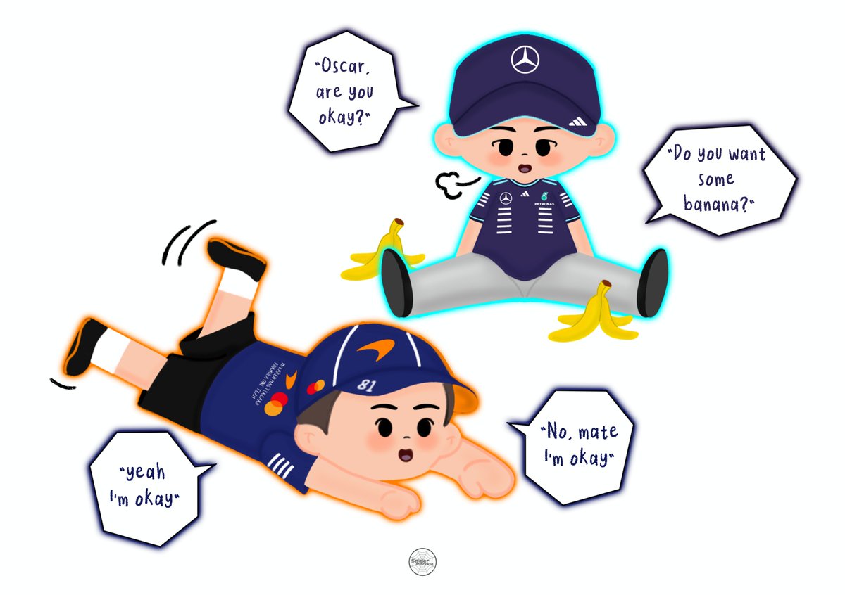 spiderMarkkie's tweet photo. 63 🤝🏻 81!!! GOOD LUCK!!!

#GR63 #OP81
#GeorgeRussell #OscarPiastri https://t.co/hkzt3i73eX