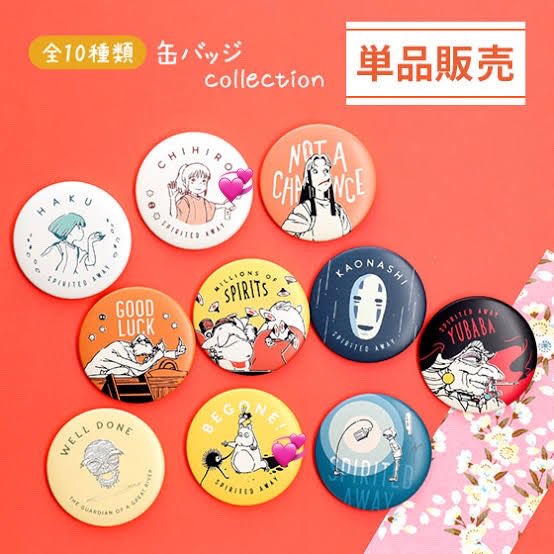 hys8xu's tweet photo. ジブリ 千と千尋の神隠し 缶バッジコレクション 交換 譲渡

【譲】画像①

【求】画像② 💞スタンプ
または定価➕送料

郵送にてのお取引になります📮 https://t.co/VnLuakIBkj