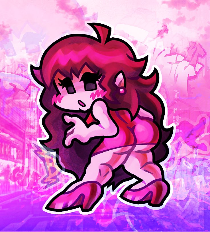 BosskingOnTW's tweet photo. FINALLY after three days,,, fully rendered GIRLFRIEND... (ty all again for the interactions!! 🫶🫂)

#fnfweek8 #fnfgf #fridaynightfunkin #fridaynightfunkinfanart #art https://t.co/lshvx97DdP