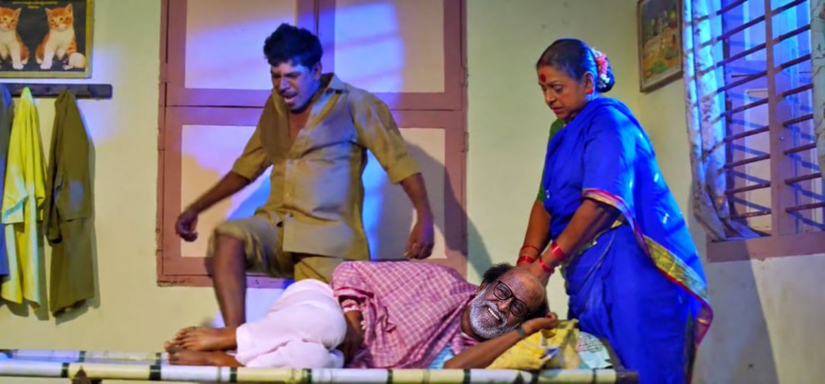 Smileysiva97's tweet photo. நடே, அங்க போராட்டம் நடந்துட்டு இருக்கு. உனக்கு என்னடா #Jailer2 படம் கேக்குதா?  Da @rajinikanth  mentalan https://t.co/19mLzsB8ja