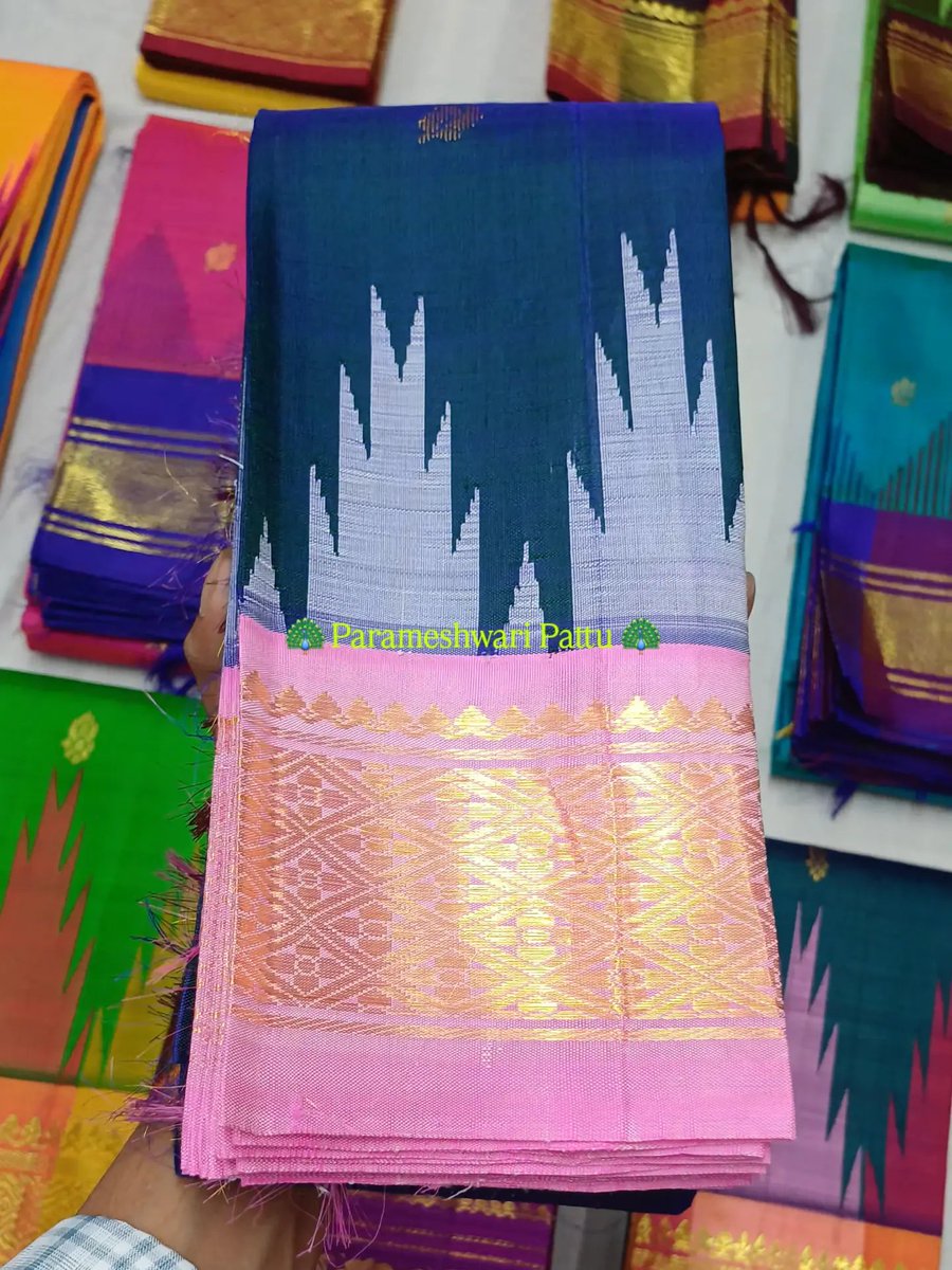 silksareestbm's tweet photo. Authentic Thirubuvanam Traditional Thalampoo Temple Border 🫣 Pure Handloom Silk Sarees 😻 With Silk Mark-certified ✨️ Direct from Weaver 🪷 | 🦚 SPS 🦚 Contact: 🦚 75503 95634 🦚 #trending #reels #fyp #kanchipuram #silksaree Murugaaa https://t.co/jE2jFzWfQf