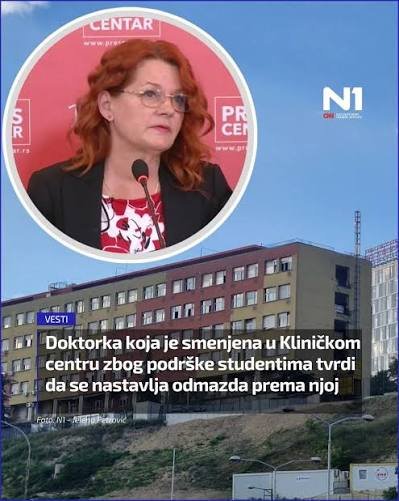 joovanica88's tweet photo. Prof. dr Olivera Kontić Vučinić.
Ginekolog.
Godinama uz žene koje se bore da postanu majke.
Stala uz studente.
Onda redom:
smena.
ukidanje odeljenja.
zatvaranje ordinacije u kojoj je radila dve decenije.
Pacijentkinje usred VTO postupaka ostale su u neizvesnosti.
Ne zaboravljamo. https://t.co/zuI3oQJKc7