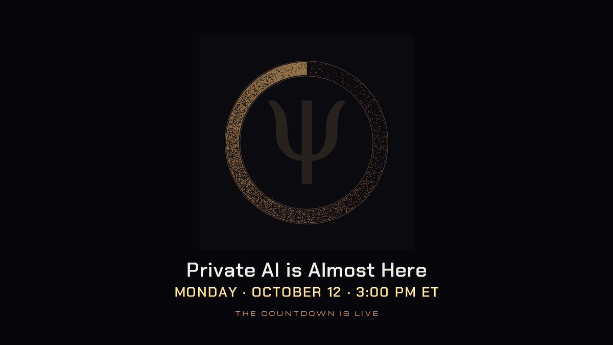 AuraVision_Co's tweet photo. The clock is running. ⏳

Private AI is almost here — an intelligence that lives in your room. It hears only you. It answers to no one else.

Monday · 3PM ET 👇 https://t.co/hsOSD5Hi4q
