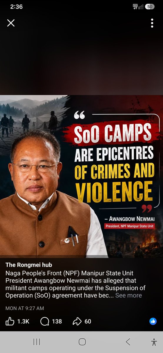 MunnaPundir's tweet photo. @bainjal Kuki attack every neighbors for their continous Expansionism and Separatism agenda using violence, guns and poppy money. Lakhs of Kuki immigrants have entered and settled in Manipur from Myanmar after 1962 coup in Burma. All records are available.
#KukiLiesXposed https://t.co/vvAFmIzKAz