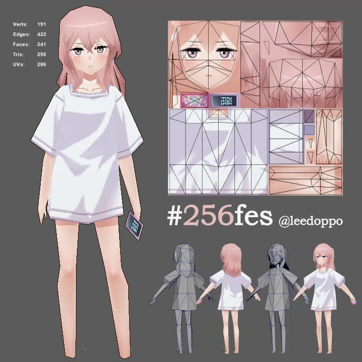 3DxDEV7's tweet photo. I admire this topology by @leedoppo https://t.co/aH4DEvjuaU