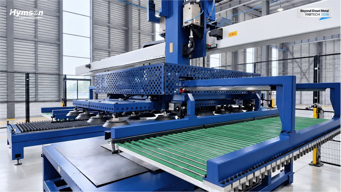 HymsonLaser's tweet photo. π Next sheet ready?
HyAuto automates loading & unloading to help reduce waiting between cuts.
Load β Cut β Unload β Repeat
#HyAuto #BeyondSheetMetal #Lasercutting #CNC #Manufacturing #lasercutter
π© info.bj@hymson.com
π https://t.co/oX3qbbTkuK
WhatsApp: +86 188 1380 1054 https://t.co/aUouWQcFjG