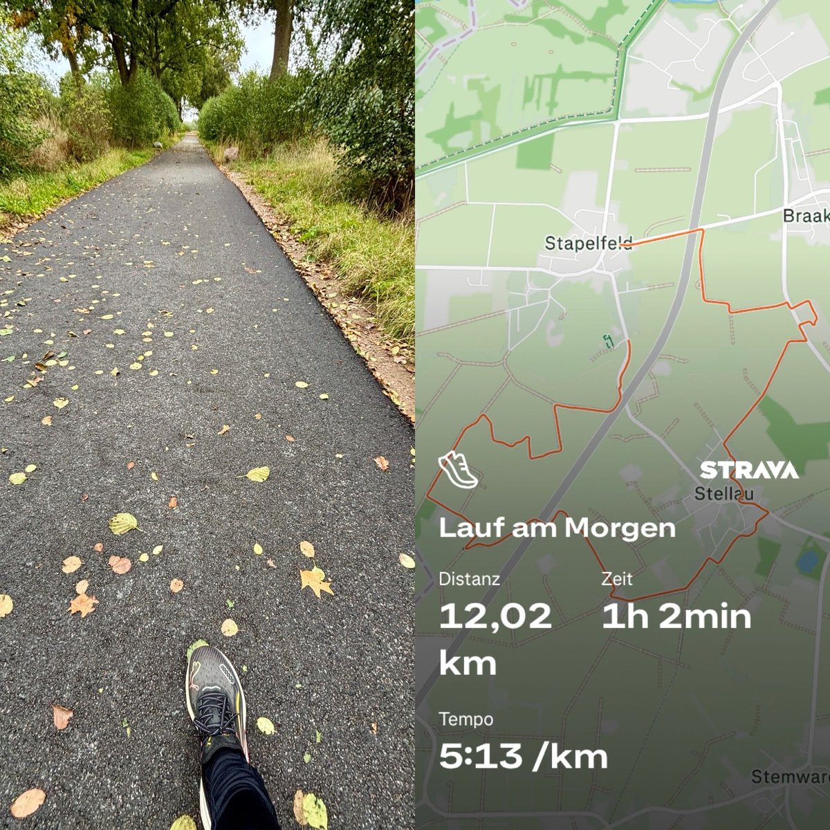 reinhartlinke's tweet photo. Vorbei an XXL-Maulwurfshügeln, Kunst-Ankündigung an der #Mühle und über neuen Asphalt mit den Sonntagsbrötchen nach #12km nach Hause. #joggen #strava https://t.co/oldmcKuaaR