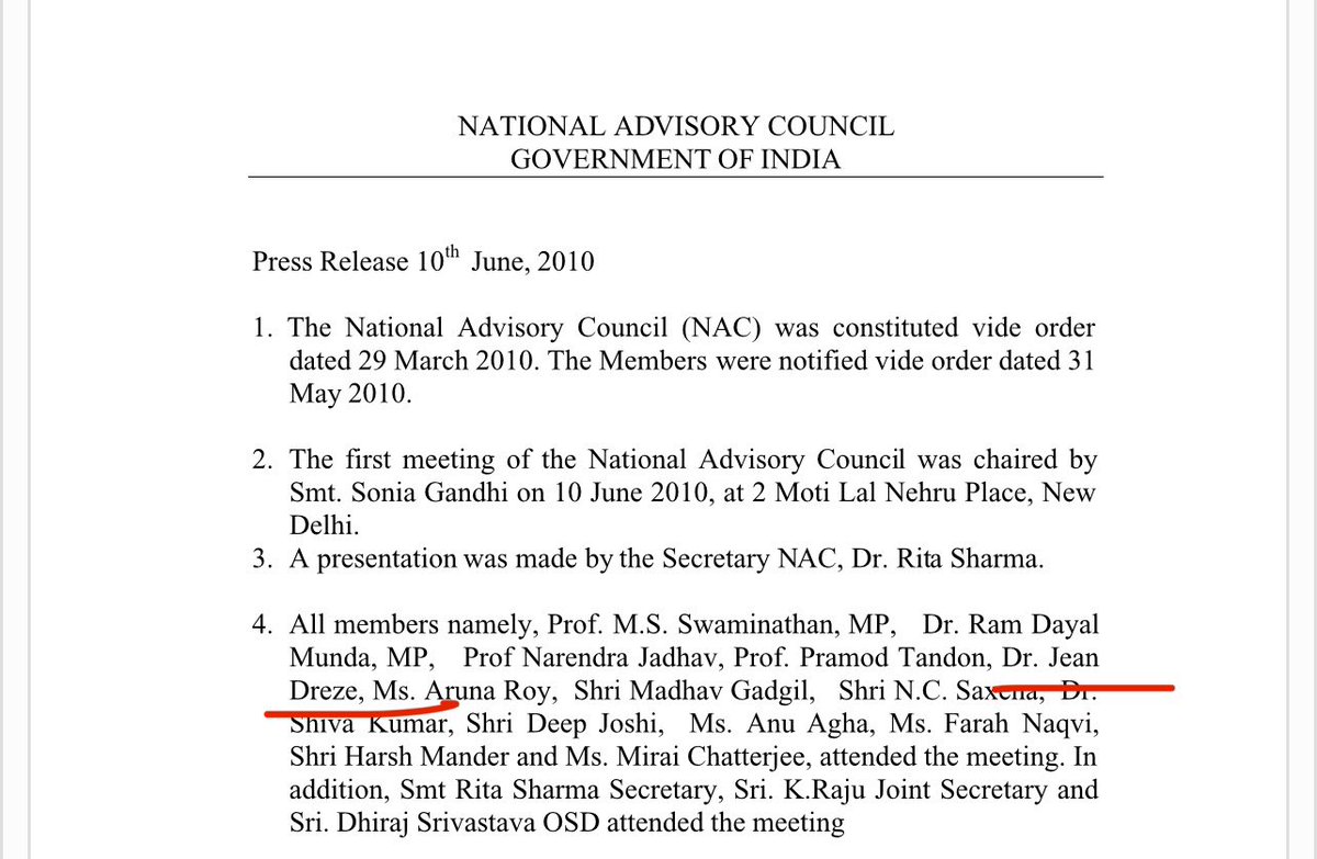 TrulyMonica's tweet photo. Jean Dreze wrote the much controversial Communal Violence Bill while serving on the Sonia-led super cabinet, the NAC. 

It would have criminalised every single Hindu in the country. No wonder Rahul Pandita is such a fan boy 🤡 https://t.co/Bx9w1mdB4R