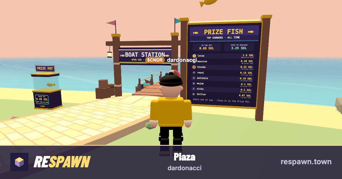 respawn_town's tweet photo. The top fisherman is still Locas, with > $170 made in two days... what are you waiting to join? https://t.co/qlTRHFmiPZ