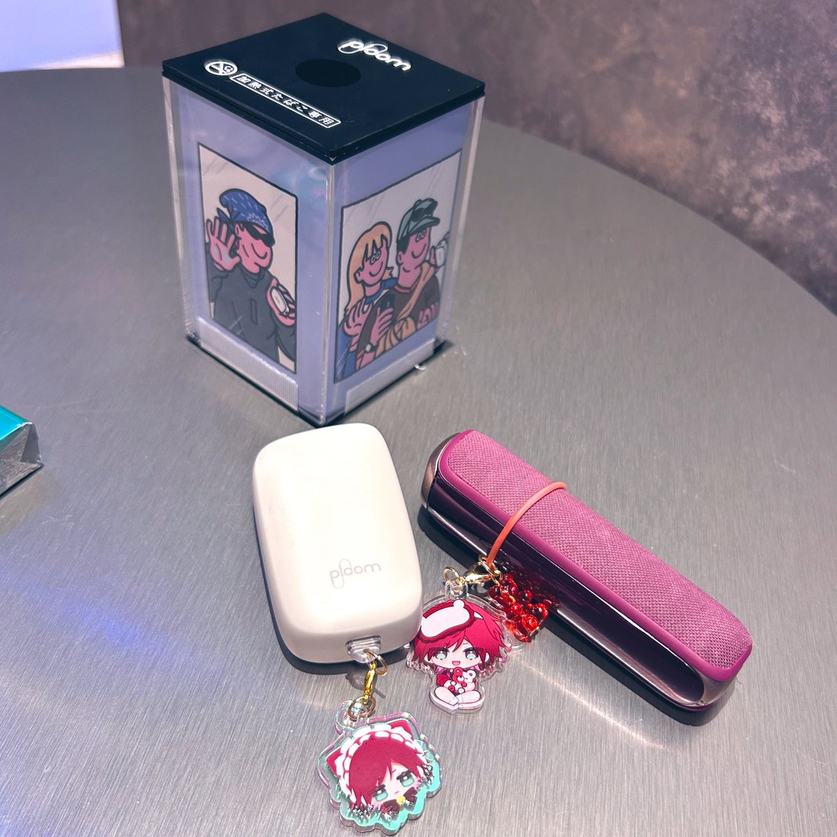 Tier___06's tweet photo. はるかす様のめじるしとType-Cチャーム大大大大天才〜🫶🏻💕︎︎これが！絶対に！！やりたかったんです！！！！お迎え出来てはちゃめちゃ𝐇𝐚𝐩𝐩𝐲🥰ヤニカス人生を彩っていだけて大感謝すぎます🤟🏻これからも納税してこ〜✌🏻✨ https://t.co/9jHwgryu4z