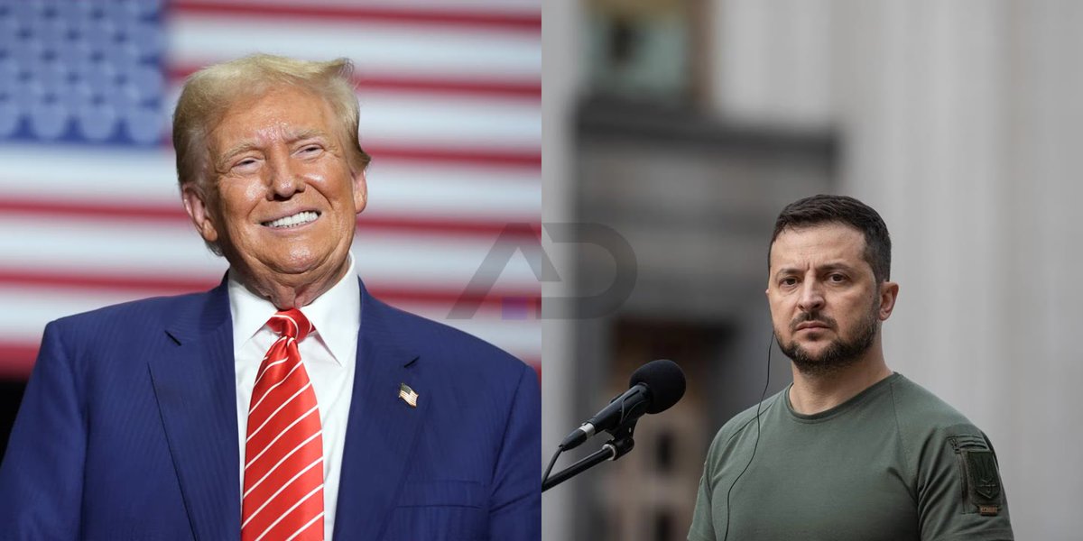 allydailycom's tweet photo. Trump says Zelenskyy “should have an election,” insists Putin wants a deal

Back from a rally in Tennessee, President Trump told reporters at Joint Base Andrews that Russia wants to end the war but Volodymyr Zelenskyy does not, and that Ukraine’s president should face voters.

#Ukraine #Russia @ZelenskyyUa