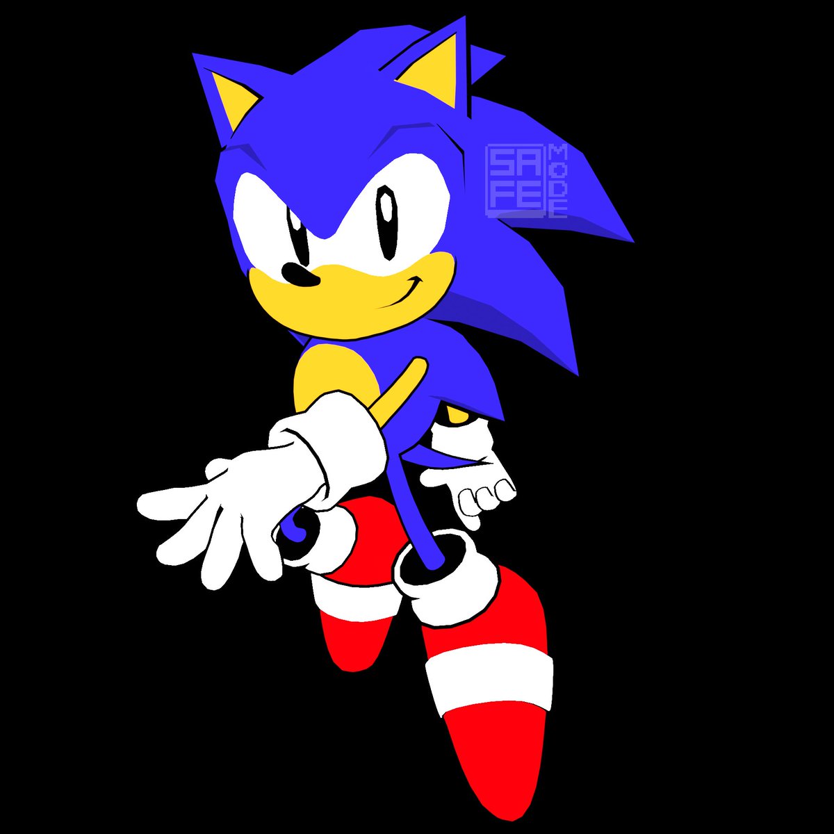 SAFE_MODE2's tweet photo. I’LL MAKE MY OWN EVIL SONIC ASYM. IT’LL COME OUT WHEN I LEARN HOW TO MODEL HANDS!! 🎉🎉🎉

i’ll leave the model as it is for now... https://t.co/AxCJEsYXXl