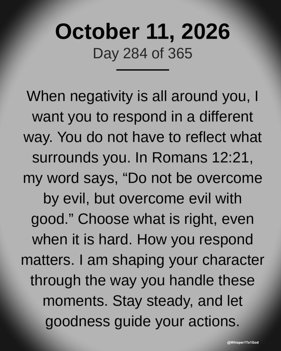 Whisper1To1God's tweet photo. October 11, 2026 https://t.co/7PRkVDWDyk