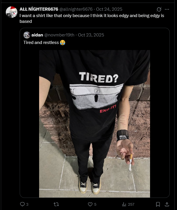 cleaner488's tweet photo. i forgot how much of a fucking nigger i was like a year ago i all most killed my self just by looking at the post on that account https://t.co/4HVARGfmEX
