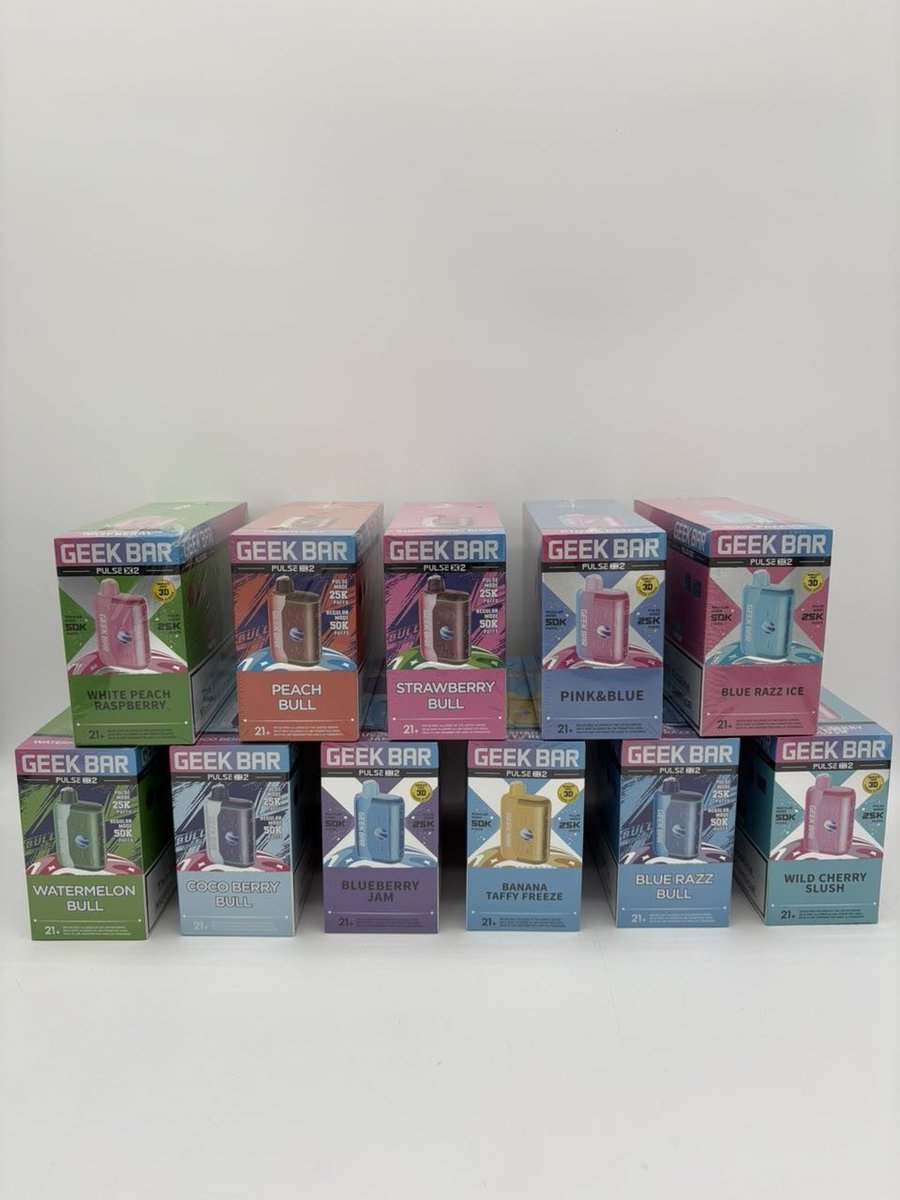 Geekbarxzsc's tweet photo. @rinanatorr 10 pc  $20 each
50 pc $14.75 each 
100 pc $13.75 each 
500 pc $12.75 each 
1000 pc $11.75 each message me on Telegram https://t.co/Td7OwjWNdz https://t.co/pLHN1SdNes