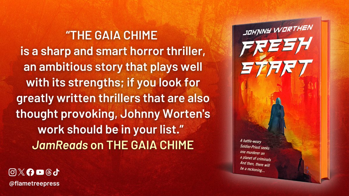 flametreepress's tweet photo. No guards. No rules. No way out. 🚀 #FreshStart @JohnnyWorthen https://t.co/YqVtM0ro0v https://t.co/jkeFAut6sP