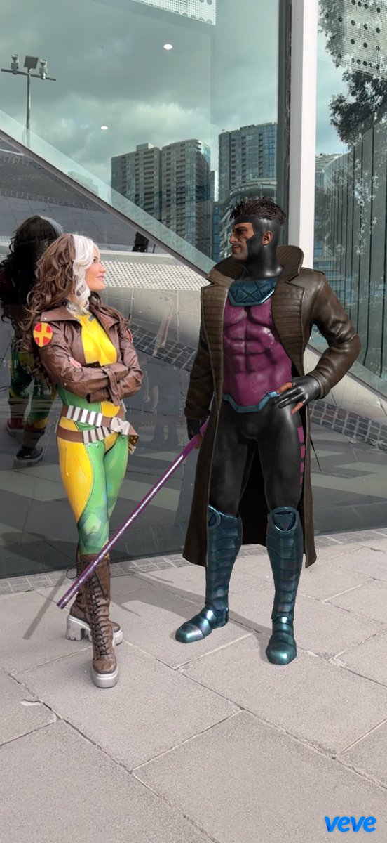 VeveVideo's tweet photo. Check out a few of my favourite @veve_official AR + Cosplay matchups from @PAXAus 2026! 🤩 

A little reminder: If you haven’t voted in the VeVe Community Awards yet, I’m nominated for Biggest Collector at Heart 💙 

Voting closes soon 👀

Much love for all of the support 😊

Cast your votes now 👇👇
https://t.co/0KQ7mkTe5p