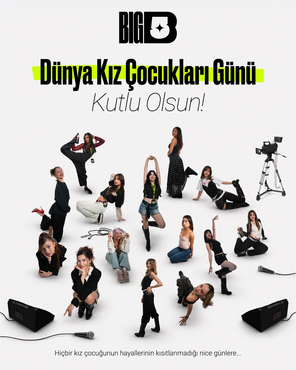 big5turkiye's tweet photo. Dünya Kız Çocukları Günü kutlu olsun! 💚 https://t.co/uMZK18BWv2