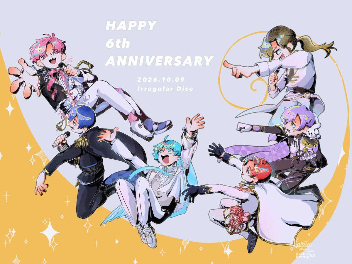 kanra_ranka's tweet photo. ✧︎*。𝙷𝙰𝙿𝙿𝚈 𝟼𝚝𝚑 𝙰𝙽𝙽𝙸𝚅𝙴𝚁𝚂𝙰𝚁𝚈。*✧︎

遅ればせながらおめでとうございます!!!!!!
 #いれいす活動６周年 https://t.co/TI3CMNlSzw