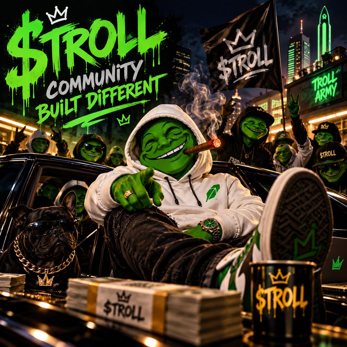 kanjabaksha's tweet photo. @MrHodlReal Some of you have been watching TROLL for weeks like you're waiting for a personal invitation. 💀

Mate, it's TROLL in the Hood on RH, not a fucking wedding.

Grab a bag, join the lunatics and stop acting like you're too good for the circus. 🧌 https://t.co/COvjbzJrSh