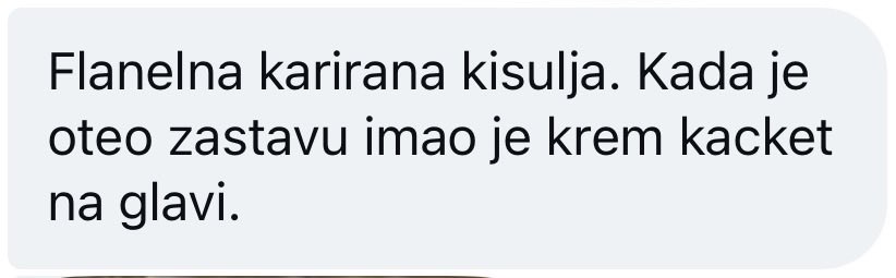 usrana_motka's tweet photo. Ološ koji je na Novom Beogradu kod kružnog toka sinoć prišao sa leđa i oteo zastavu sa brojem 3. Ako ga neko prepozna nek javi o kome se radi https://t.co/rABvMB7eMW