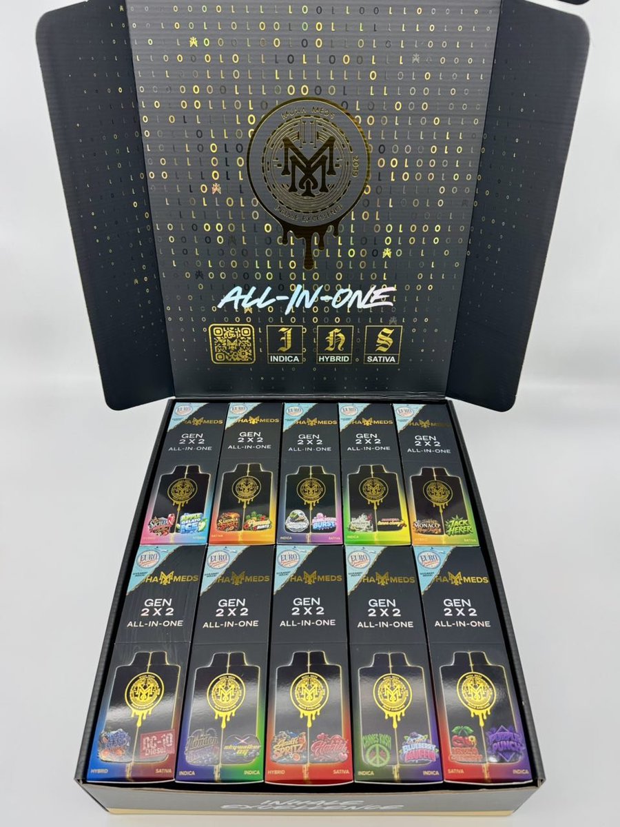 weedplugggg's tweet photo. *Authentic*
Muha Meds - Gen 2 X 2 Euro Summer Edition - 4G Disposable
#cannabis #cannabiscommunity #weed #marijuana #cbd #thc #cannabisculture #weedporn #weeduk #hightimes #hemp #stoner #indica #sativa #maryjane #medicalmarijuana #highlife #kush #ganja #growyourown https://t.co/Fh1a5u28bG