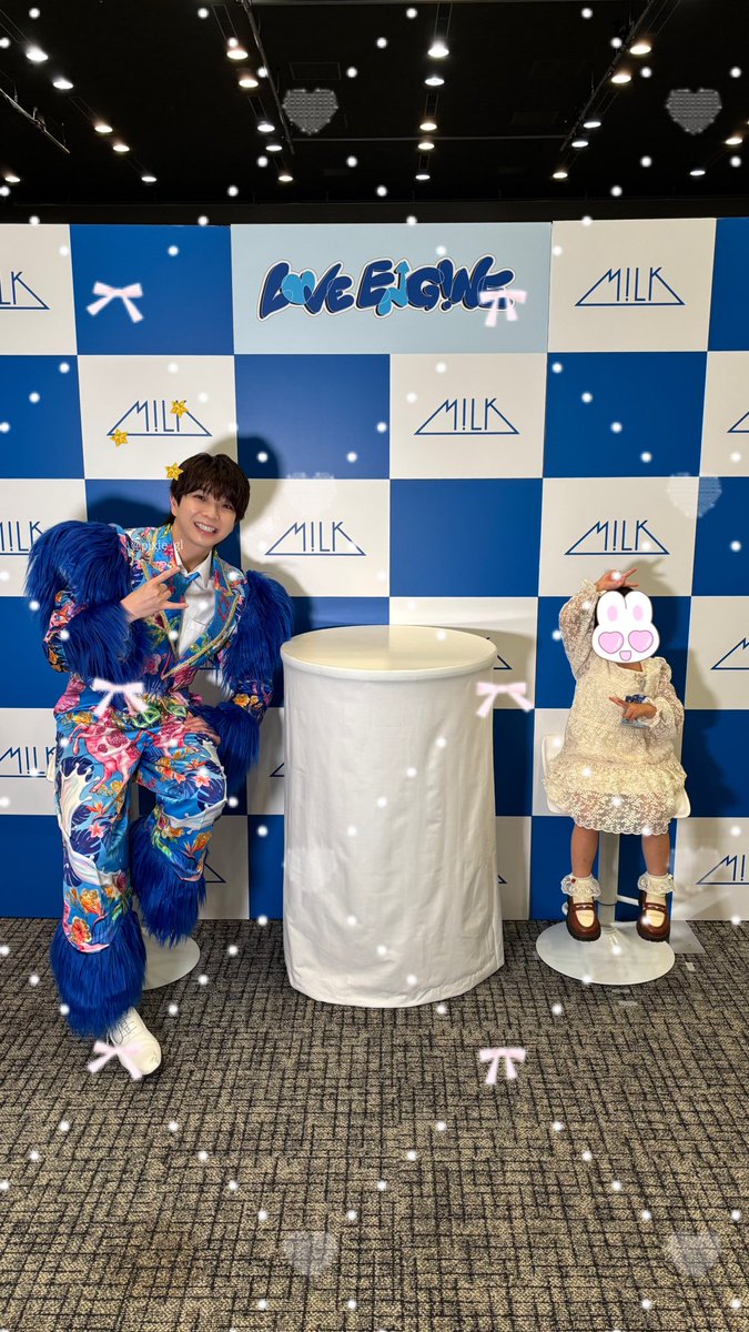 pixie_gl's tweet photo. M!LK LOVE ENG!NE 2SHOT撮影会 
ツーショ ツーショット会 
塩﨑太智
10/10 5部 🫐 10/11 2部3部
だいちゃん　むすめに優しくしてくれてほんとにほんとにありがとねまじ🥲💕🙏
#LOVEENGINE #MILK #しおざきだいち https://t.co/SWepFfcT2O