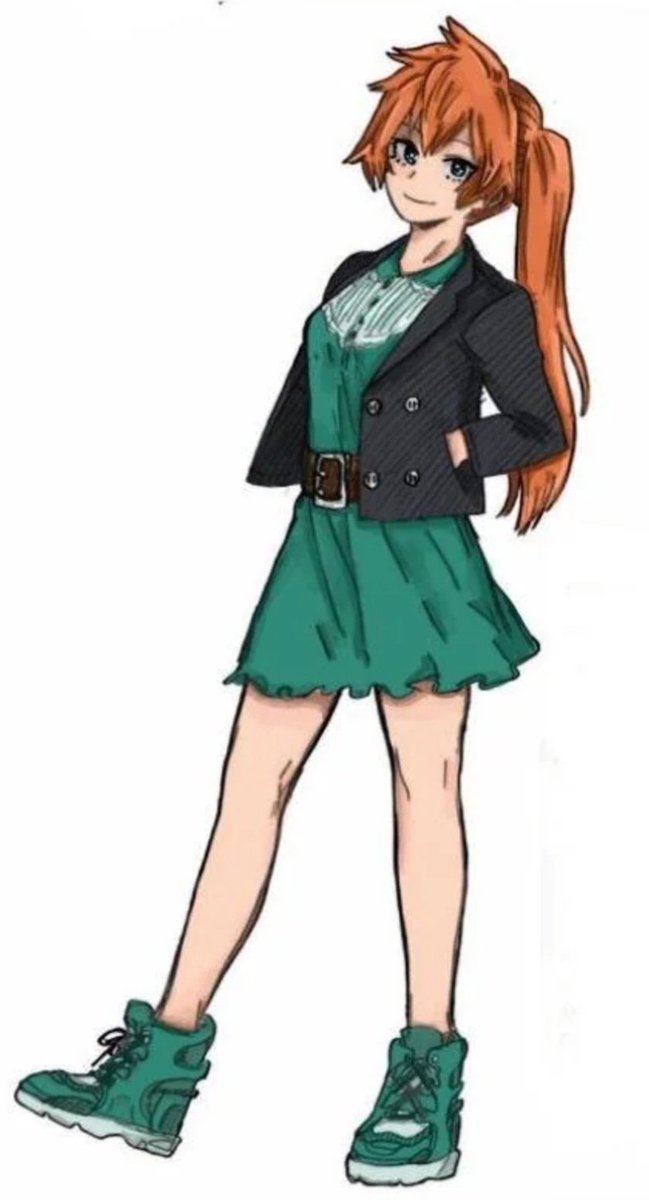 BigFistBitcch's tweet photo. @Deku_248 "That would be nice, what were u thinking?"

*she spins around to match his view again, now in her civilian outfit* https://t.co/PVYjsGwZdm