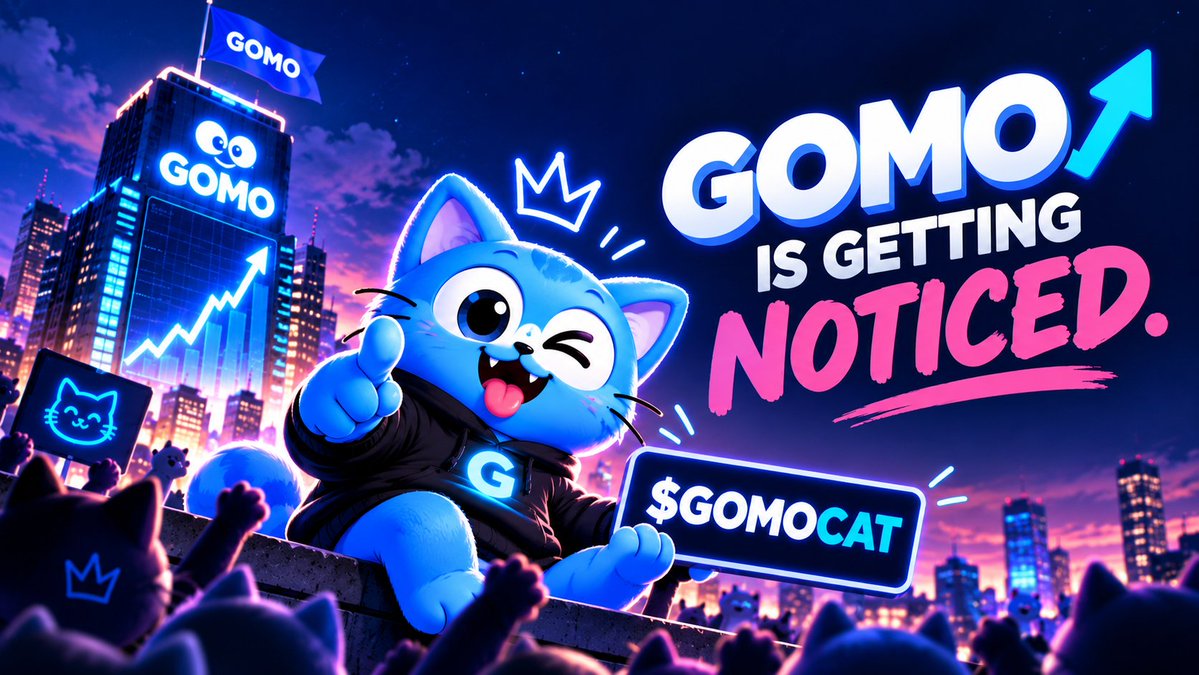 gomocat_'s tweet photo. GOMO is getting noticed. You already know who the cat is. 🐈💙

Every ecosystem has a cat. Gomo has GomoCat.

solana:EbPspFXCYx7QVAPmL1UBD1SZ7E5PjxLvHTGUcheJjkqo is here to be part of the culture, one meme at a time. 👀 https://t.co/7XDQKiPRNN