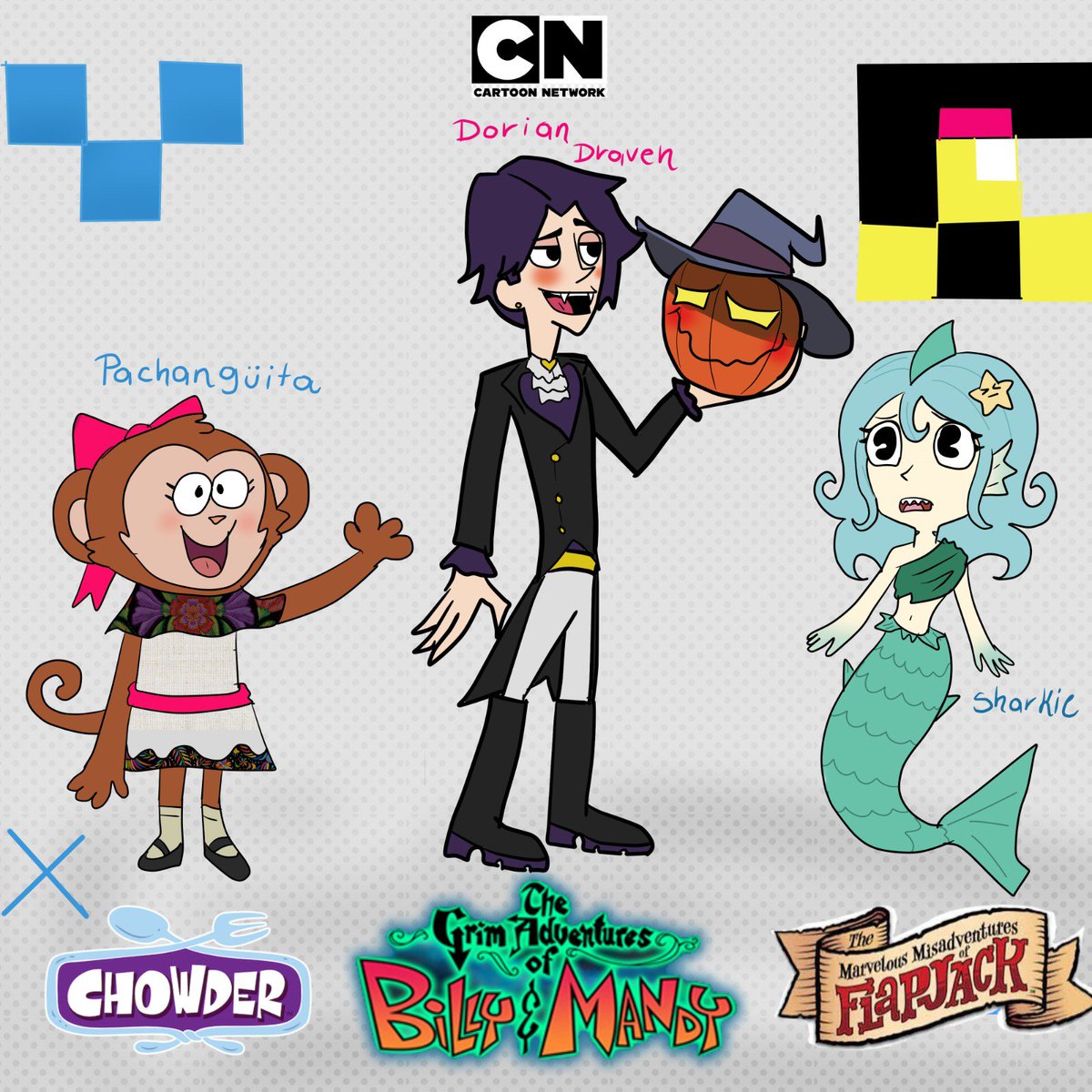 has_jua's tweet photo. Wey donde estaba todo el desmadre de Cartoon Network leak cuando hice mi hoja de diseños de oc's 😭✨ https://t.co/4ED12FwHcF