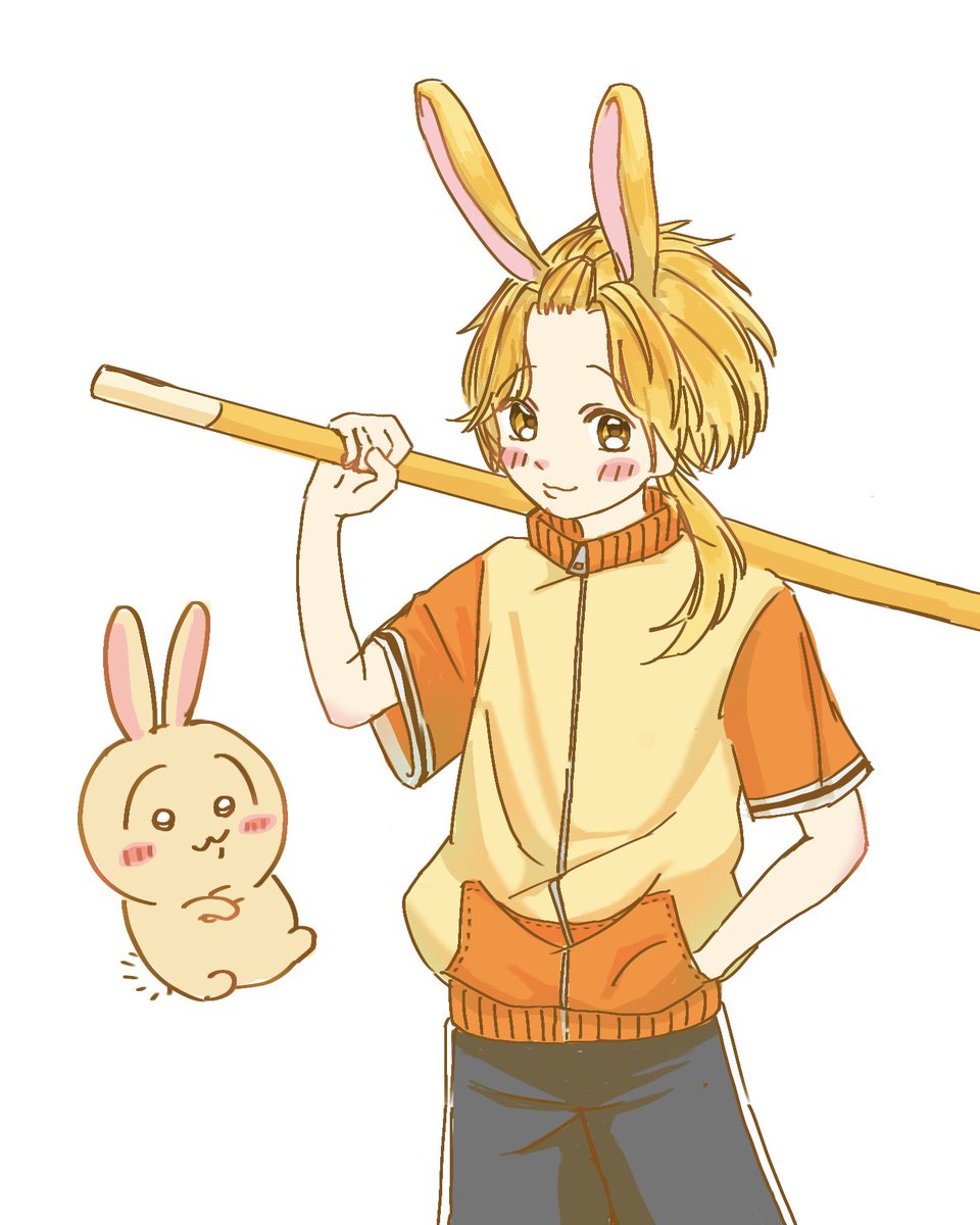 Amjonek013's tweet photo. ※うさぎ擬人化
#ちいかわ https://t.co/kruVOcKar1