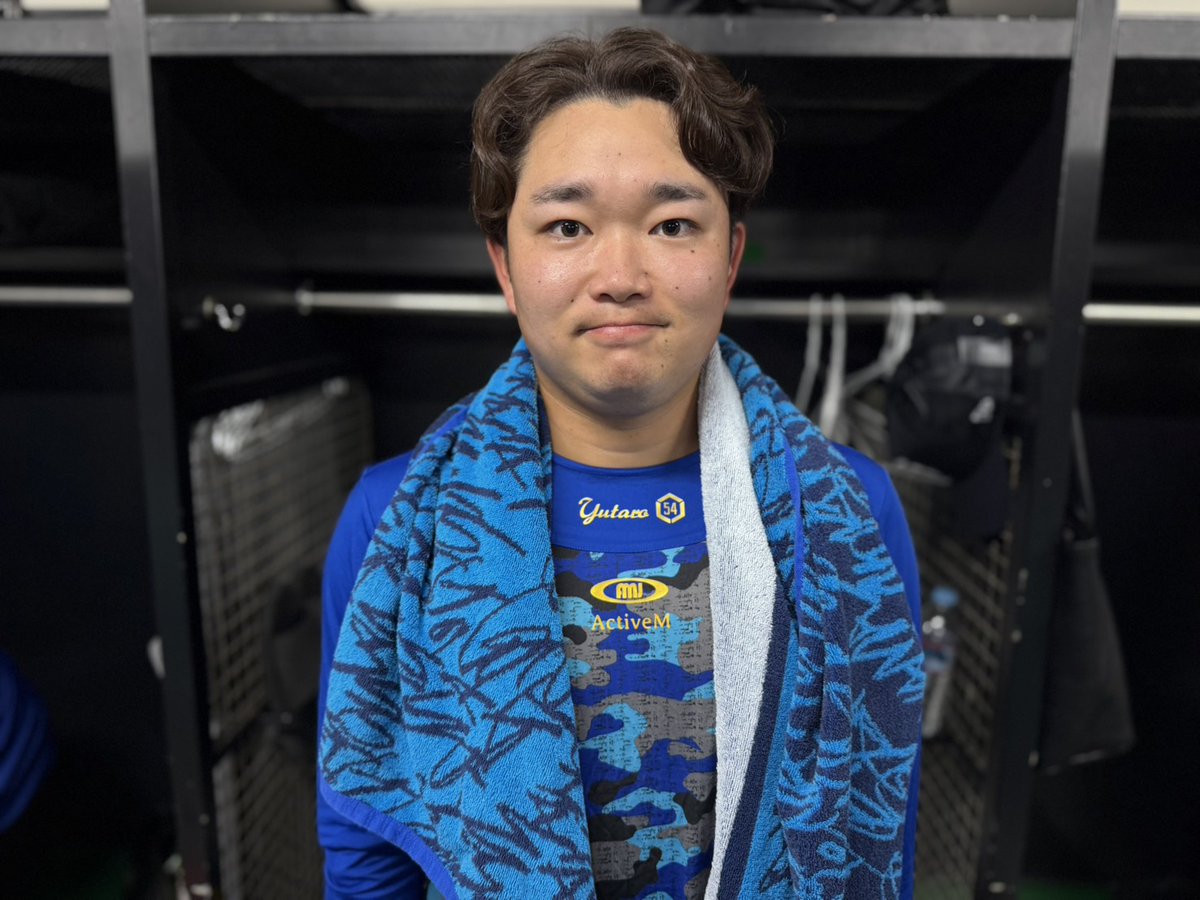 ydb_yokohama's tweet photo. 気持ちを込めて粘り強く投げ続け、5回1失点の力投！👏

#石田裕太郎 選手
#試合後フォト
#東京ドーム
#JERAクライマックスセ
#CLIMAX
#baystars https://t.co/DrKn7ScfL6