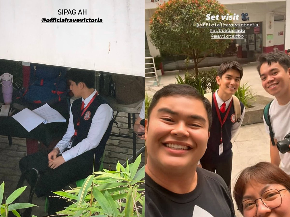 KiligArchive_2's tweet photo. Grabe ka naman, Rebreb!  
Kahit simpleng tingin lang, lakas maka-fall! Ampogi talaga ng baby namin! 🫠💗 

#RaveVictoria https://t.co/ccR9l4YMoc