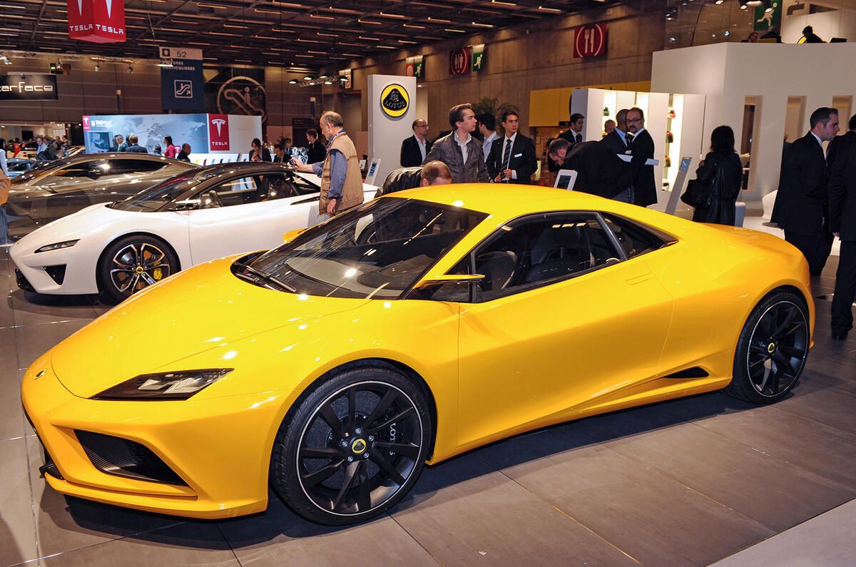 autocar's tweet photo. In 2010, Lotus shocked the world with six new cars at the Paris motor show – and none of them would ever reach production. This is how it unfolded 👉 https://t.co/0NgEjovVJX https://t.co/CXlrdUldJH