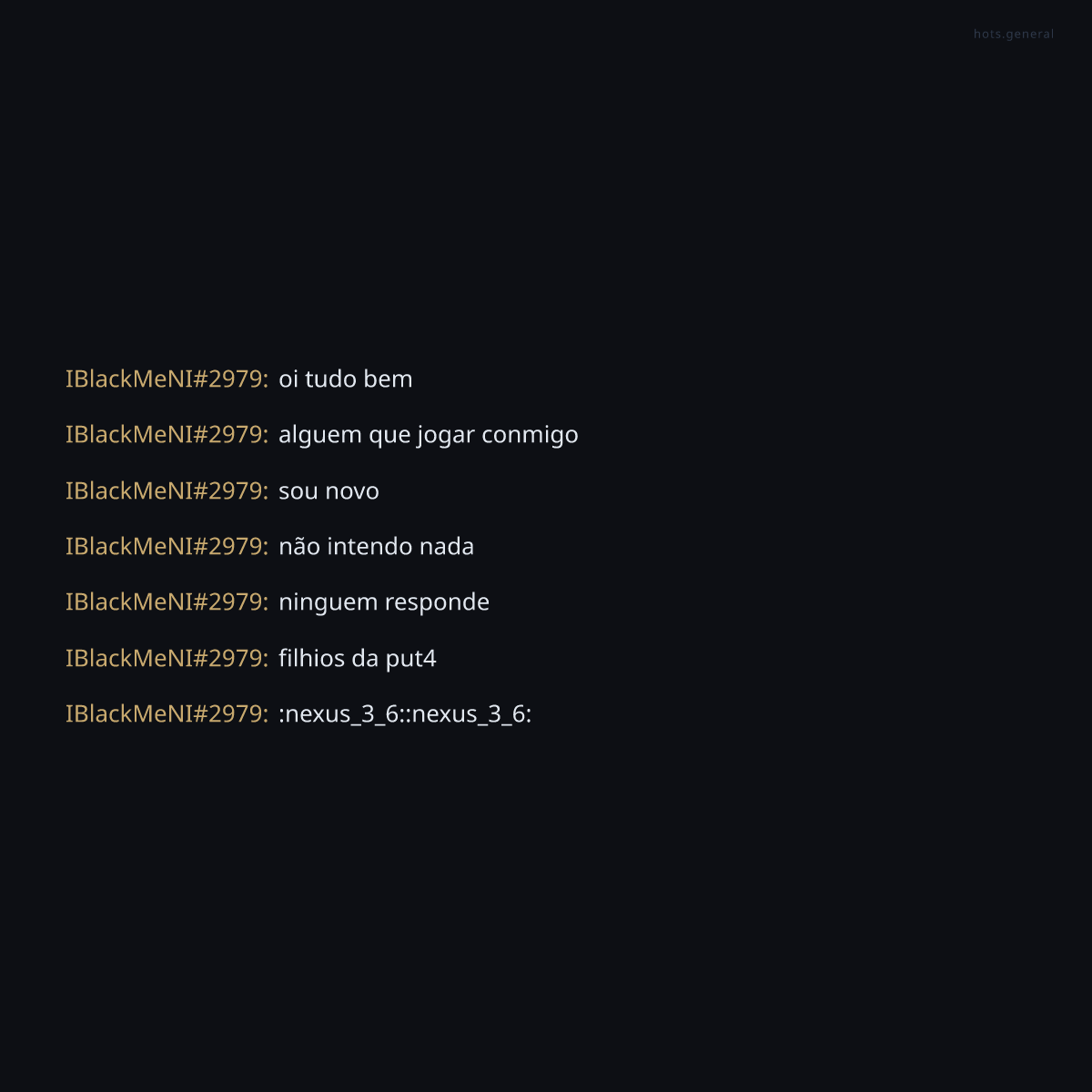 HOTSgeneral's tweet photo. The degenerates rejected one of their own and his subsequent psychological collapse ended with a repeated emoji sequence. Summoning? Signal? The chat refuses to answer. https://t.co/jWXyt4w96Q