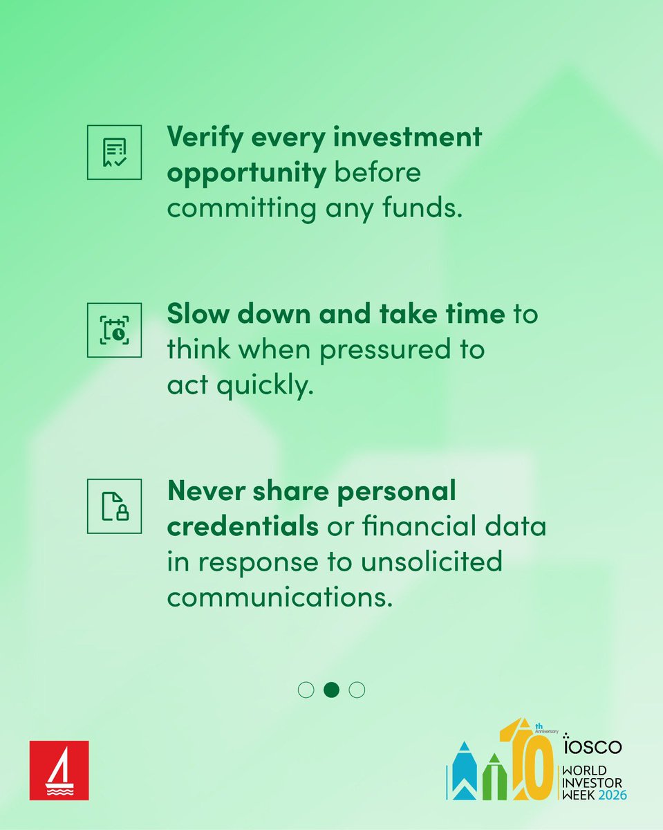 bankofmaldives's tweet photo. A few simple things to remember before investing. 💡 #WorldInvestorWeek https://t.co/HMcPy0fpvT