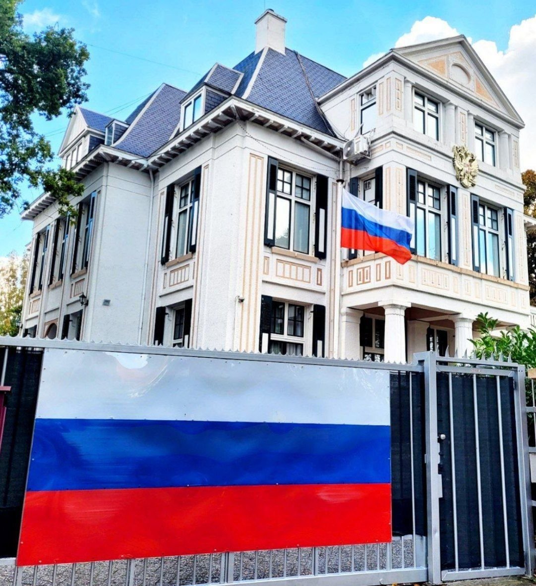 rusembassynl's tweet photo. The Embassy shares public concern over The Hague's recent aggressive statements. We hear and appreciate the position of those who do not see Russia as an enemy. Escalation undermines Europe's stability. We remain committed to a responsible, measured approach to security. https://t.co/UTyJjKVSbr