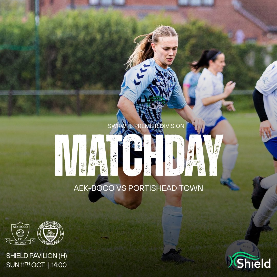 aekbocoladiesfc's tweet photo. MATCHDAY. 

First meets second this afternoon as we welcome Portishead Town to the Shield Pavilion.

Thank you to Quick Response Property Maintenance Ltd, our matchday sponsor for today 🤝🩵.

📍 Shield Pavilion, Greenbank Road, BS15 3RZ
⏰ 2PM KO
🎟️ Adults £4 | U16s FREE https://t.co/n3WWn2LHkI