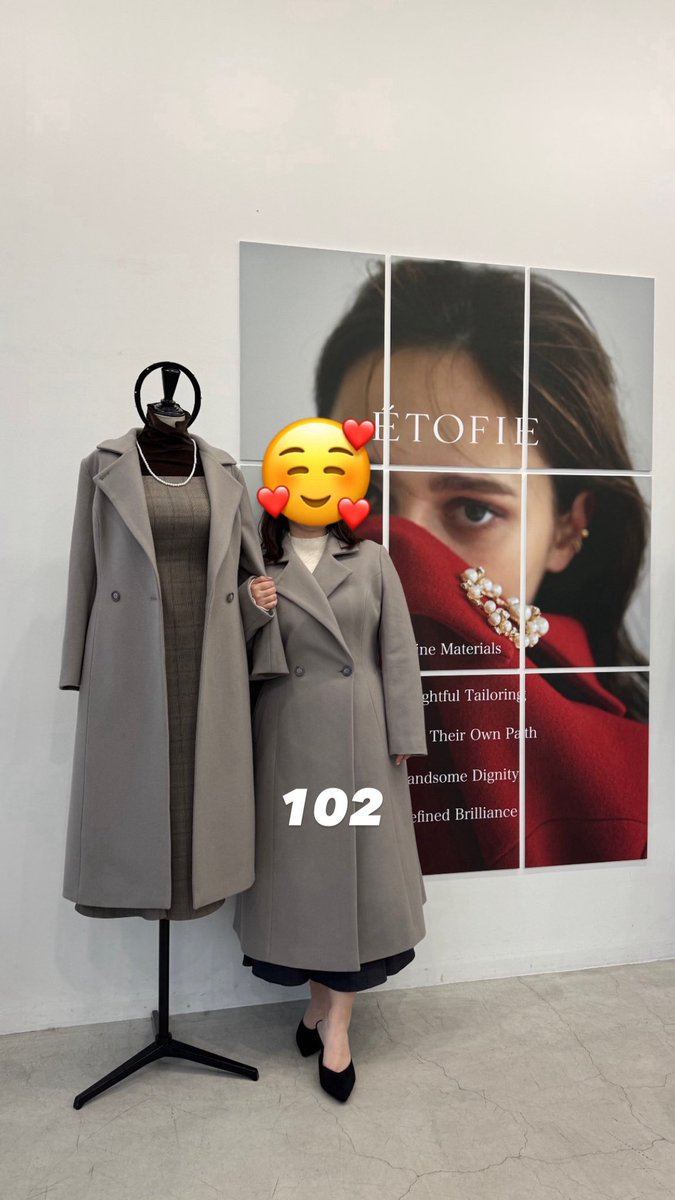 ideaofideaof's tweet photo. #ETOFIE
#overE
※同じポーズの方が分かりやすいですよね、すみません🙏
なぜか深夜2時に目が覚め、ページを見るとなんとキャンセルが出ていたので予約しました!
Lamb wool-blended classic
melton coat
4色展開。他に赤とオフホワイトっぽいお色がありました
くすみカラーが得意な方に嬉しい展開 https://t.co/rAsvvFfbl2