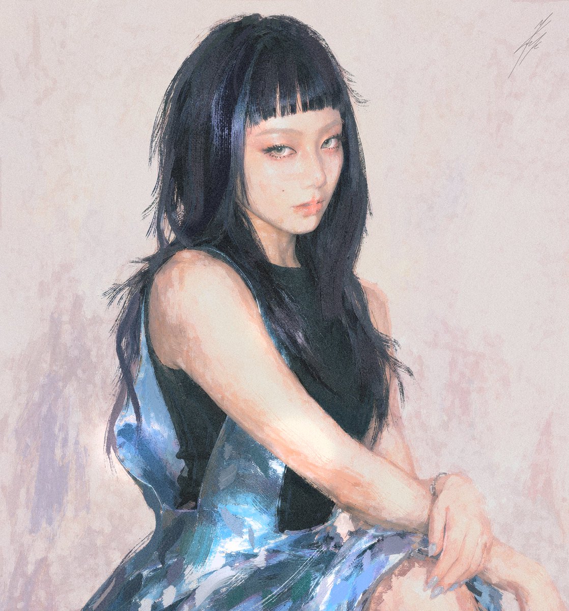 madeinlonky's tweet photo. blue on blue 
#XG #HINATA
#LVSS27 #LouisVuitton https://t.co/90HhJvZYGZ